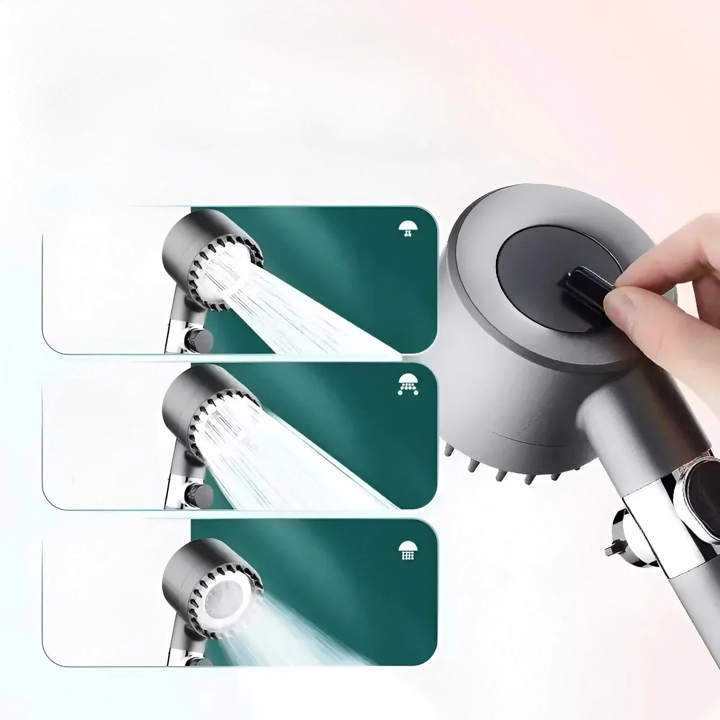 3 Modes Shower Head | Fix Low Pressure