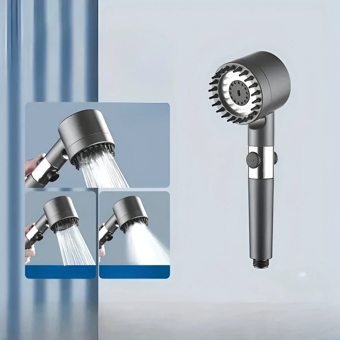 3 Modes Shower Head | Fix Low Pressure