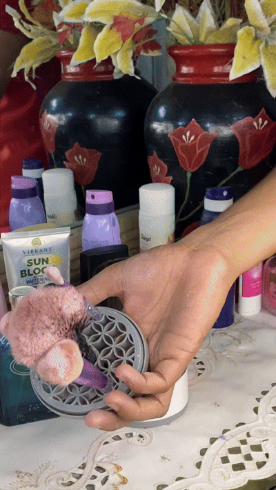 Electric Makeup Brush Cleaner | No More Dirty Bristles