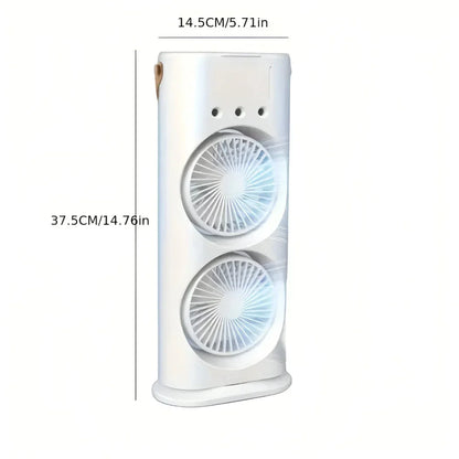 Double Ended Spray Fan | Heat Sweat Overheating